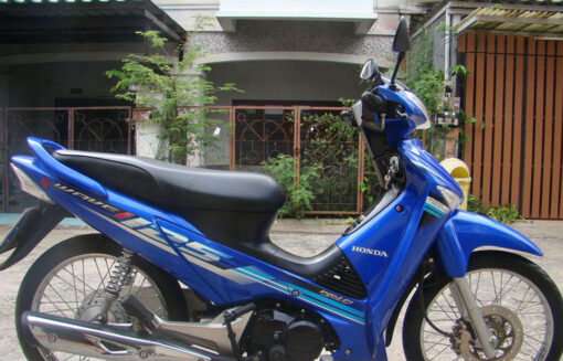 Dán xe Wave màu xanh dương