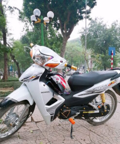 Dán xe Wave màu trắng
