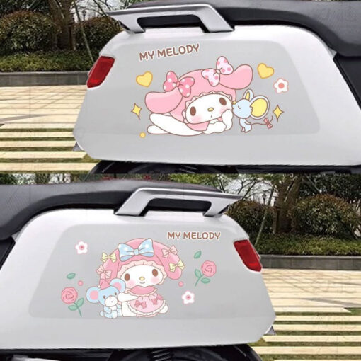 Sticker hoạt hình dán xe