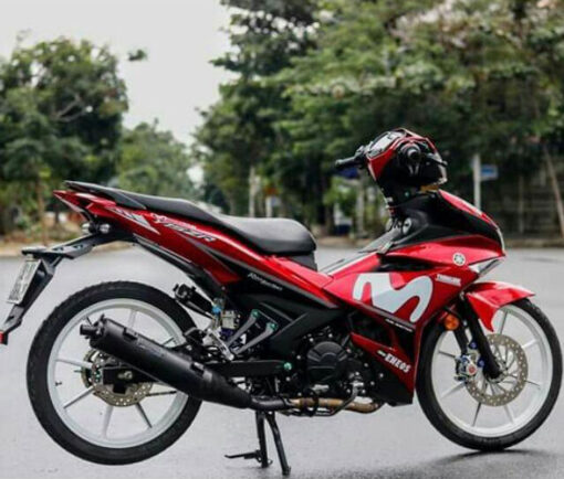 Tem trùm Exciter 150 Movistar trắng đỏ