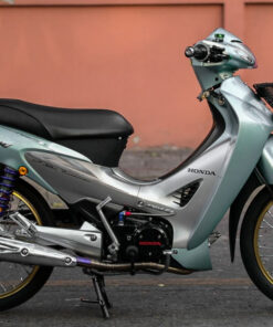 Dán xe Wave màu bạc