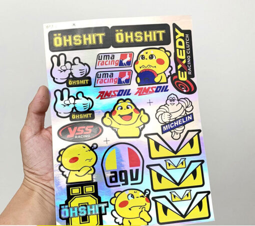 Sticker dán xe máy