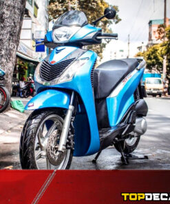 dán xe sh blue light