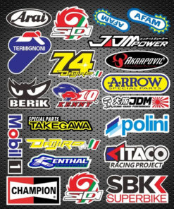 Sticker dán xe thể thao