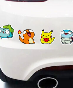 Sticker hoạt hình dán xe