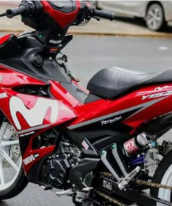 Tem trùm Exciter 150 Movistar trắng đỏ