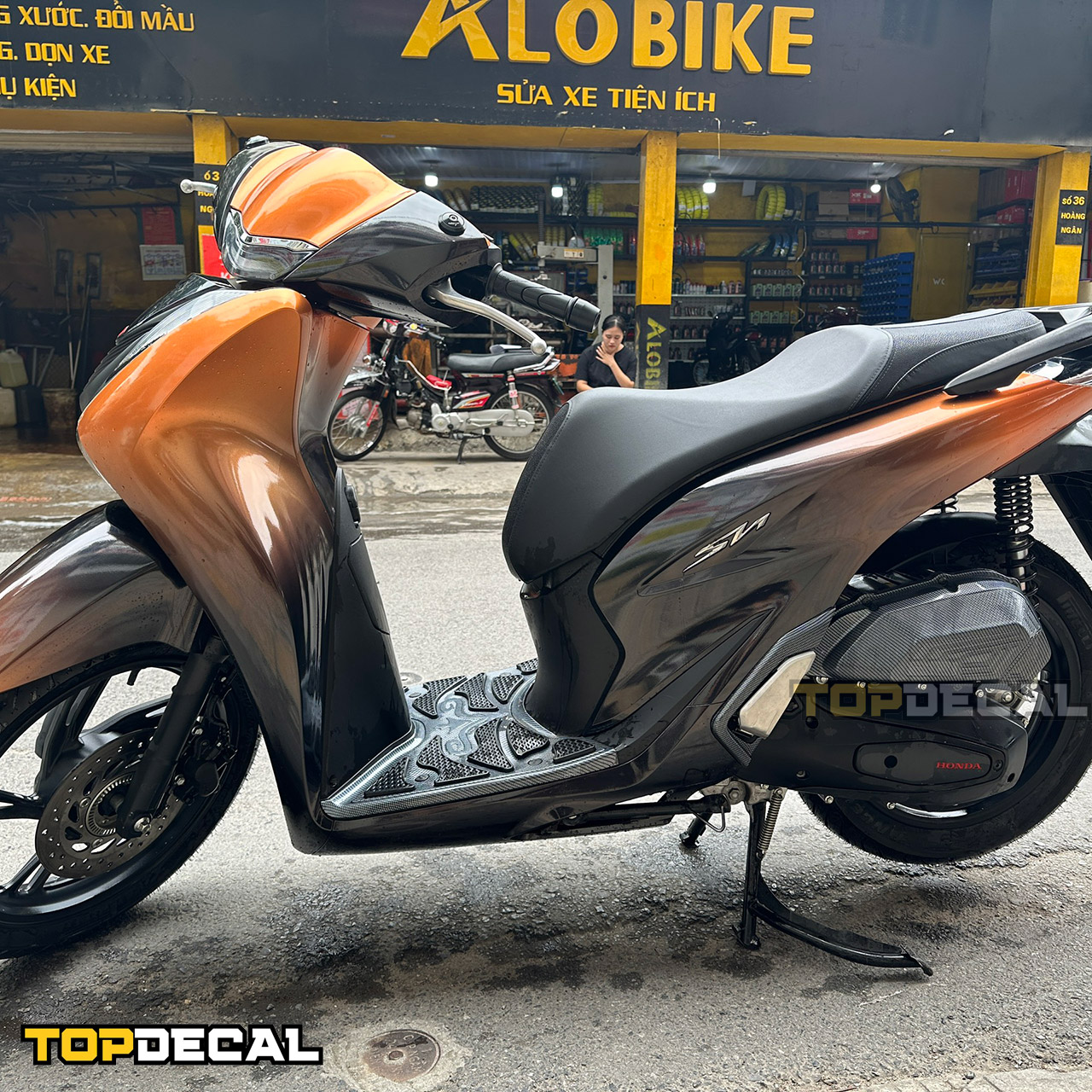 mẫu dán xe sh 2021