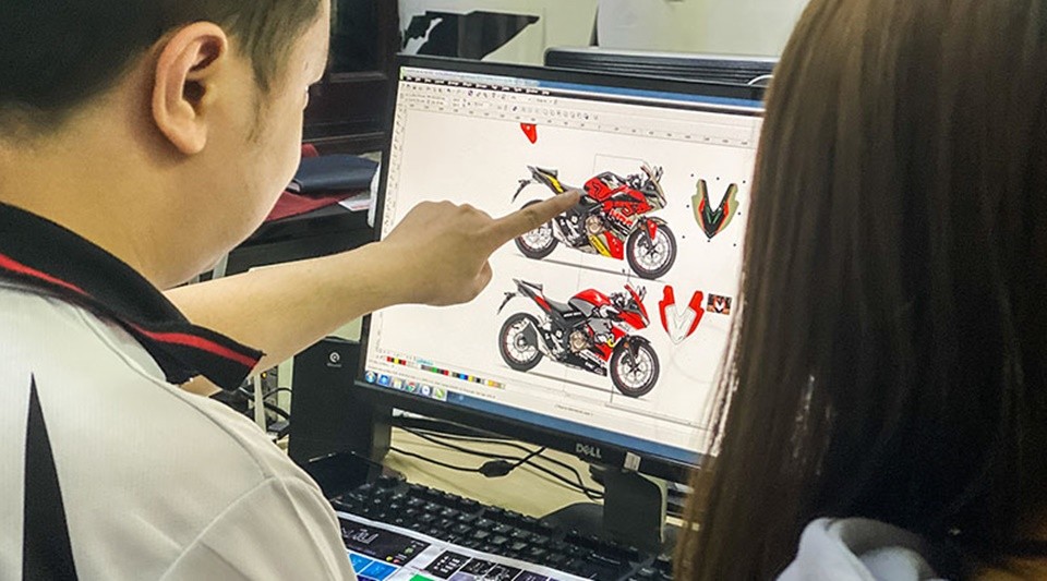 tự thiết kế tem xe online