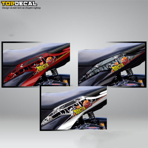 dán decal xe vario dragonball
