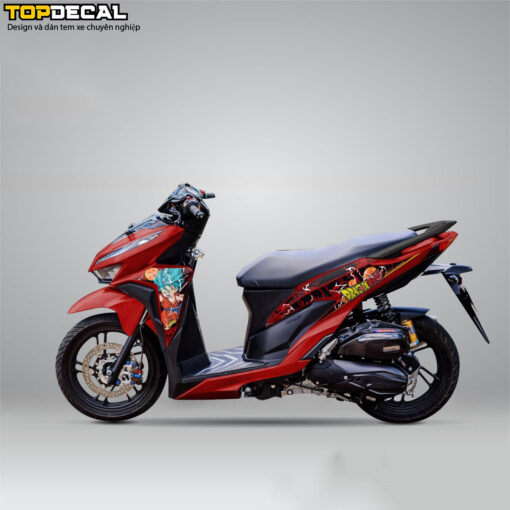dán decal xe vario họa tiết dragonball
