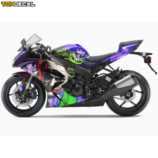 dán tem joker cho xe moto tại topdecal