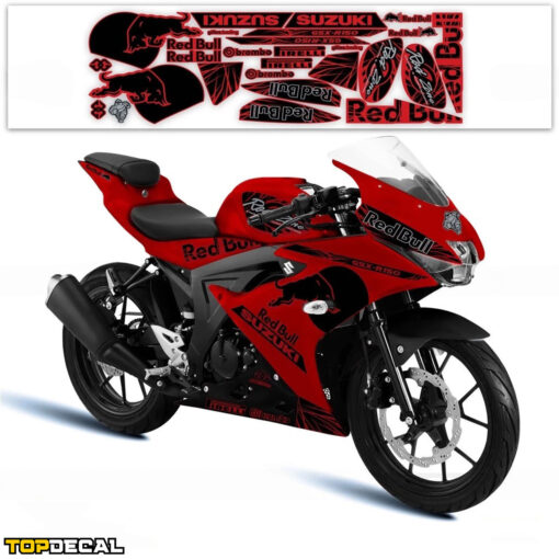 dán tem redbull cho xe moto