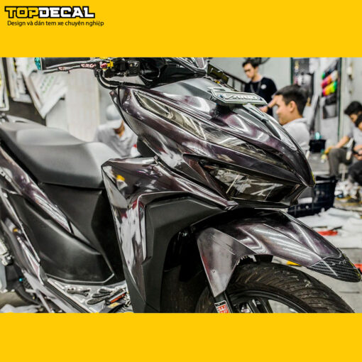 dán xe decal vario màu đen