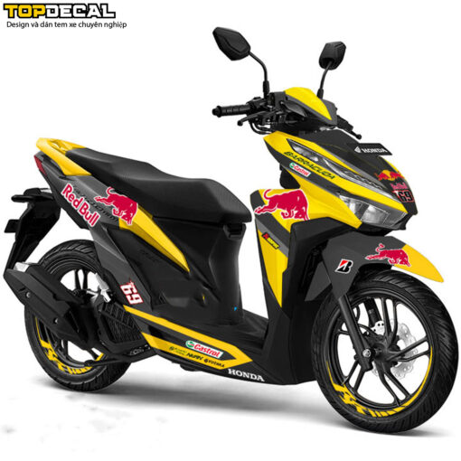 dán decal xe vario rebull