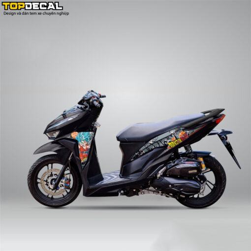 xe vario dán decal dragonball nổi bật