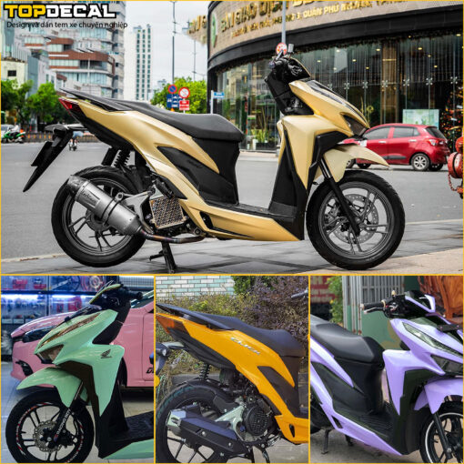 dán decal xe vario