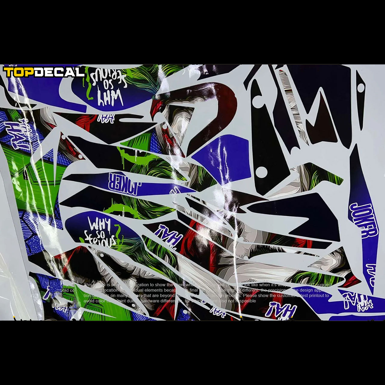 ảnh bộ tem joker cho xe moto