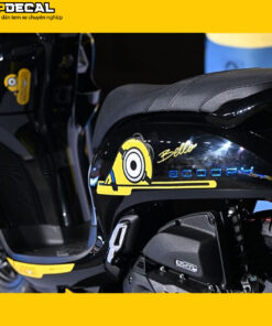 dán decal xe scoopy minion