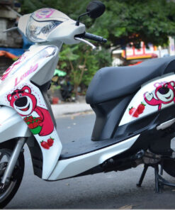 Dán tem xe Lead Gấu Dâu Lotso