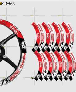 tem dán vành bremboproti màu đỏ